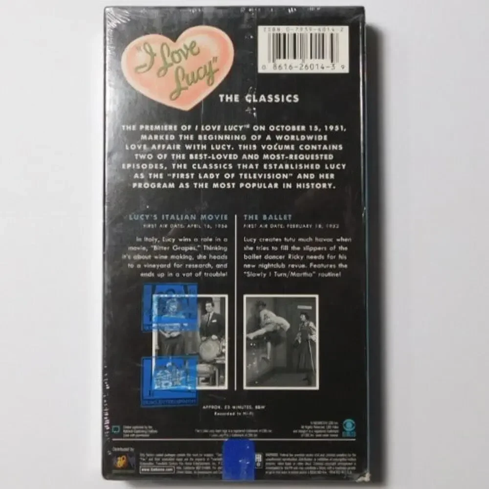 I Love Lucy Collection VHS Tapes